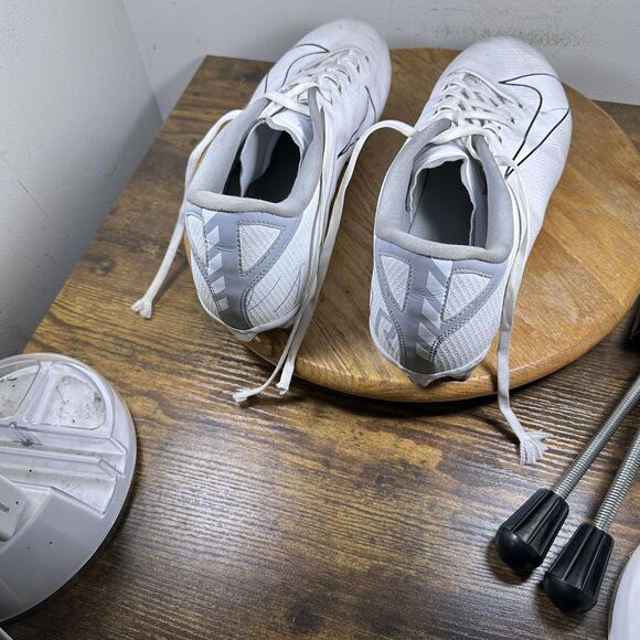 Nike Vapor 14 Elite FG Soccer Shoes Mens Size 14 White Black Cleats CZ2606-100 main image 10